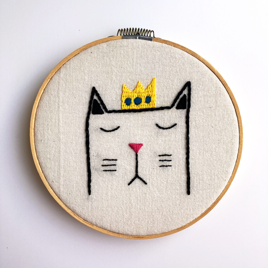 Bordado Rey Gato