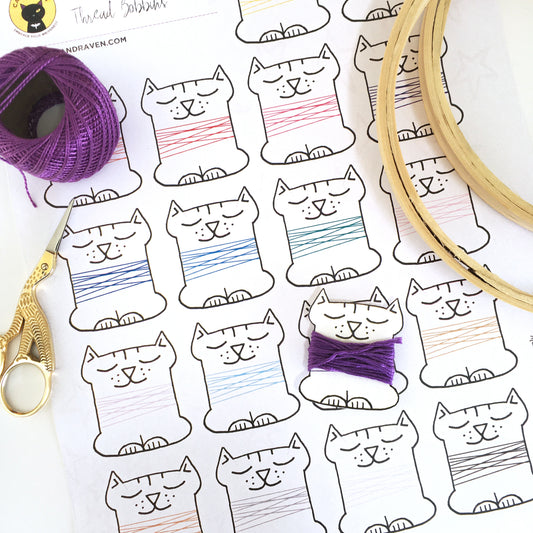 Bobinas de bordado imprimibles